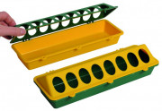 30cm Plastic Trough Feeder with Access Holes